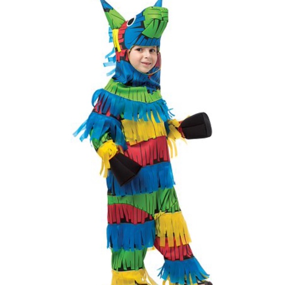 RASTA IMPOSTA Multicolor Horse Pinata Costume Toddler Sz 3T-4T NEW - Picture 5 of 8